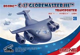 Mplane-007 Caricurture plastic kit of  USAF Boeing C-17 Globemaster Transporter