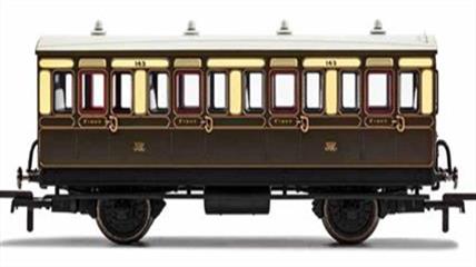 OO gauge coaches and wagons owned by the Great Western Railway from 4 wheel coaches from the Victorian era through to Hawksworth coaches of the 1940s.