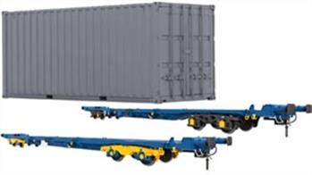 The models represent most containers that are currently in use and the more common types such as the 20ft, 40ft and 45ft High cube feature different doors for certain liveries.