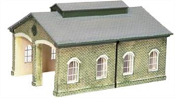 Hornby TT:120 scale ready painted railway and town buildings