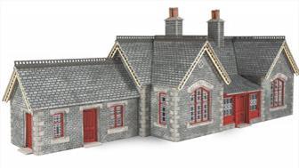 Detailed and versatile easy to assemble die cut card building kits, brick papers. Water soluble PVA glue can be used, ideal for junior modellers.