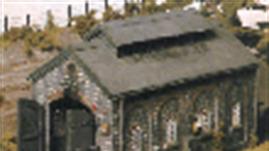 Ratio OO 1:76 scale range of building models and accessories. Many railway buildings and trackside features.