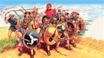 Unpainted plastic figures in 1:72 or 20mm scale covering the armies of the ancient historical time period