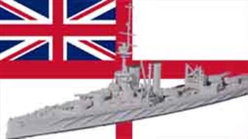 Navis Neptun detailed diecast 1:1250 waterline models of WW1 Royal Navy warships. Early 20th century ships of the Dreadnought era to the 1920s.
