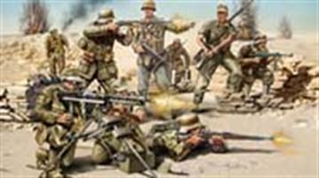 Plastic soldier figures in 1:72 scale covering 20th century conflicts through World Wars 1 and 2.