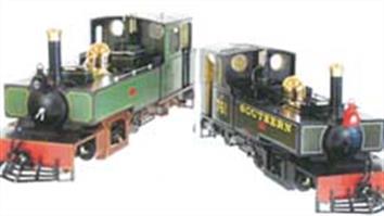 Lionheart Trains Lynton & Barnstaple Railway Manning Wardle 2-6-2T engines and passenger coaches in 7mm scale O-16.5