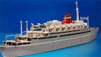 Highly detailed and fully painted 1:1250 scale models of civil shipping by Risawoleska. Ocean liners, cruise ships, ferries and merchant ships.