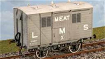 LMS O gauge wagon kits by Slaters and Parkside. Midland and LMS design wagons, many still around in the 1960s.