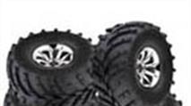 Wheels and tyres for 1/8 scale radio control vehicles