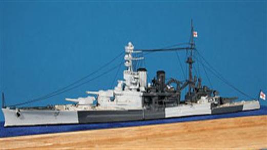 Delux fully rigged Spider Navy model ships at 1:1250 scale. Supplied complete with display case.