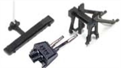 Track and power accessories for OO/HO gauge model railways. Power connectors, buffer stops, uncoupler ramps and detail parts.