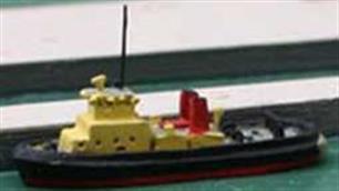 Highly detailed 1:1250 scale models of tugs, tenders, river boats and other small harbour craft. 
