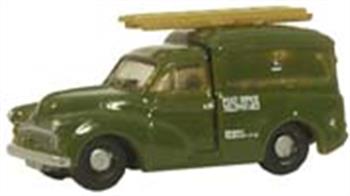 1/148 scale delivery vans and small commercial vehiclesdesigned for display alongside N gauge model trains