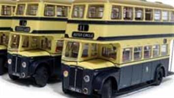 Diecast model buses from Rapido Trains. Guy Arab and Leyland Fleetline in Birmingham & West Midlands service