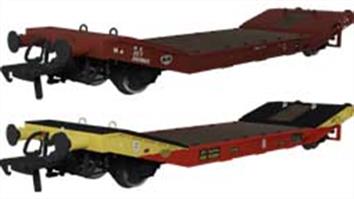 Rapido Trains OO gauge LNER LMS & BR LOWMAC low machinery wagons