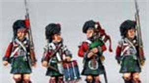 Wargaming figures from the Napoleonic wars  era, 1789 to 1815