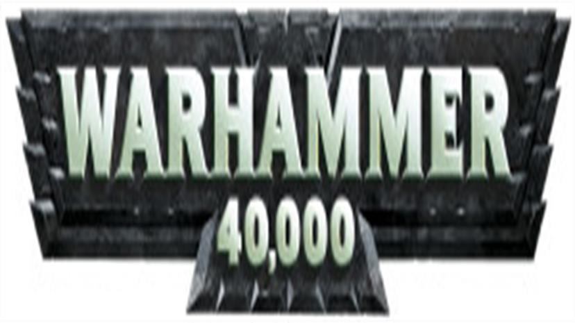 The games workshop Warhammer 40K sci-fi wargame system armies and miniatures.