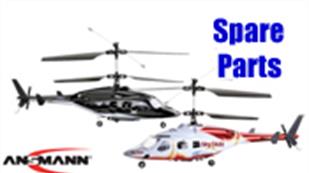 Accessories and replacement spare parts for theAnsmann Sky Wolf and Sky Taxi Helicopters.