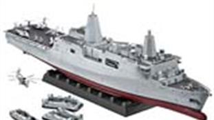 Revell plastic model ship kits at or close to the popular 1:350 and 1:400 scales.