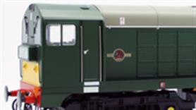 Heljan O gauge ready to run models of the English Electric type 1, BR class 20 single cab diesel locomotives.