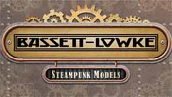 Hornby Bassett Lokw SteamPunk range of trains and figures.