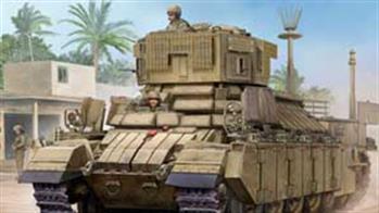 1:25 scale plastic model kits of military vehicles and armoured fighting vehicles by Hobbyboss.