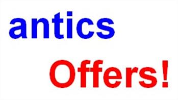 Special seasonal offers available from antics shops and anticsonline.uk website