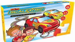 Hornby Micro-Scalextric slot car racing sets, cars and accessories.