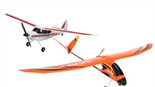 almost ready to fly radio controlled aircraft models designed for learners.