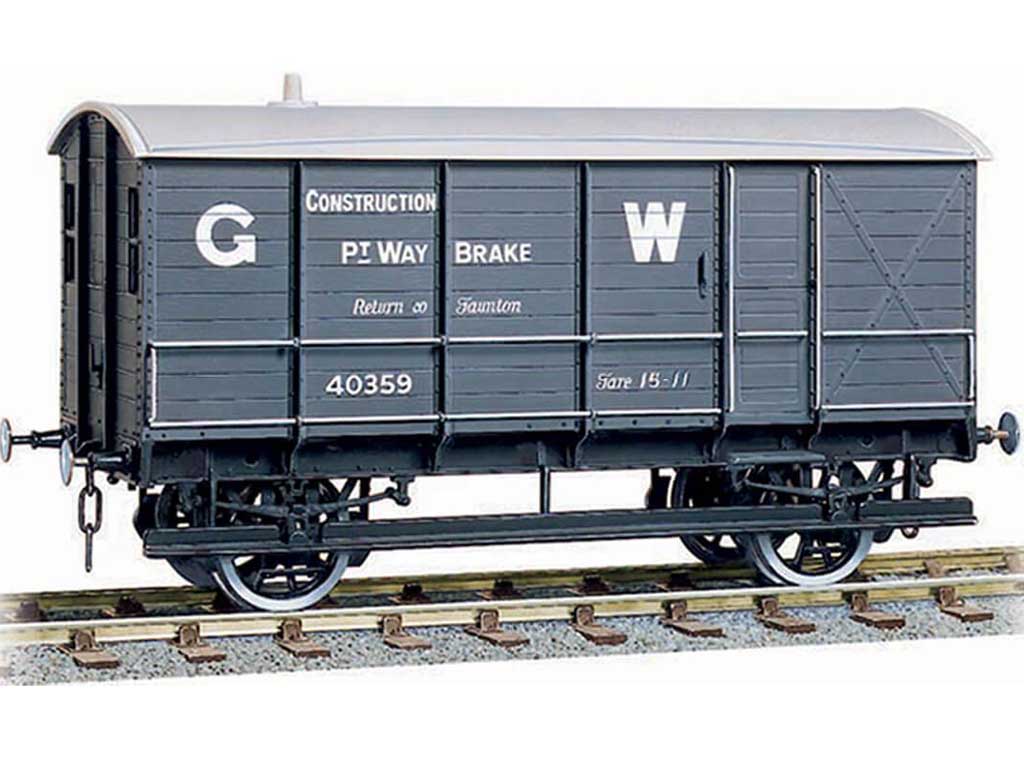 Peco O Gauge GWR Permanent Way Brake Van Plastic Kit W602