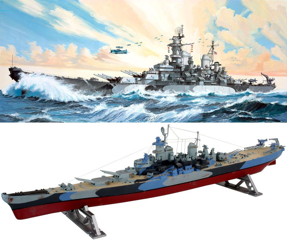 Revell 1 535 USS Missouri WW2 Battleship Kit 05092