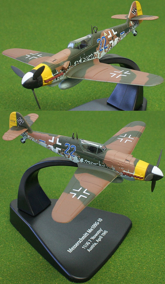 Oxford Diecast 1/72 Messerschmitt Bf 109G Aircraft Model AC010