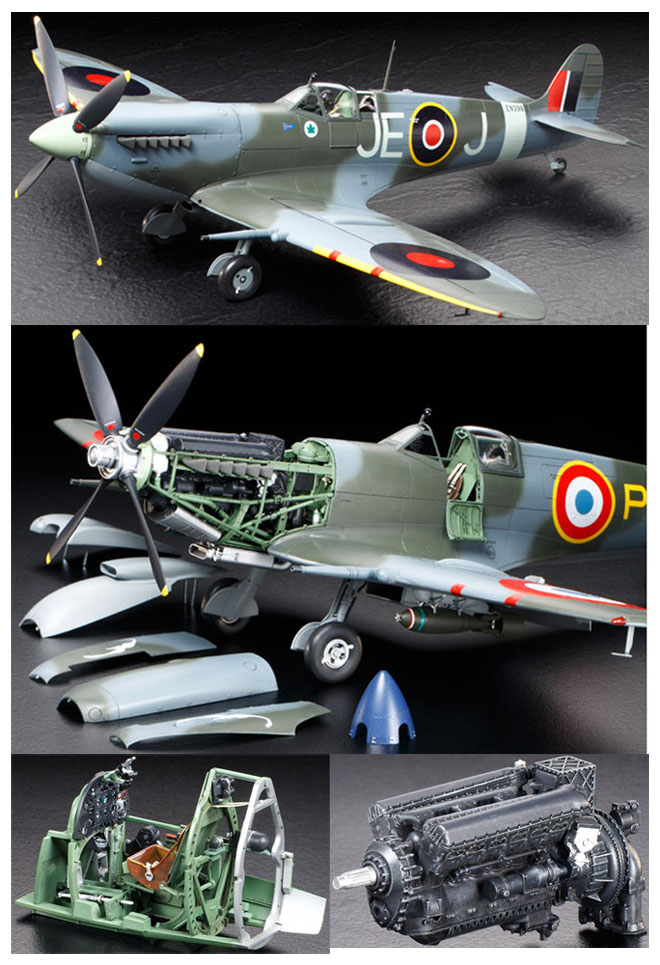 Tamiya 1/32 Supermarine Spitfire Mk.IXC Fighter Model Kit 60319