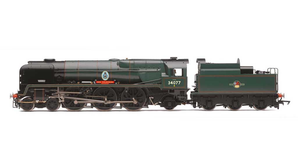 Hornby BR 34077 603 Squadron Rebuilt Bulleid Battle of Britain Class ...