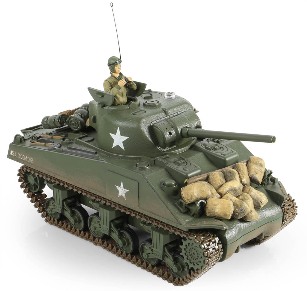 Unimax Forces of Valor 1/24 US Sherman M4A3 Medium RC Battle Tank 372014