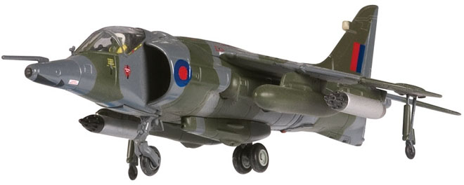 Corgi BAE Harrier GR3 1 Sqdn RAF 1/72 AA32416