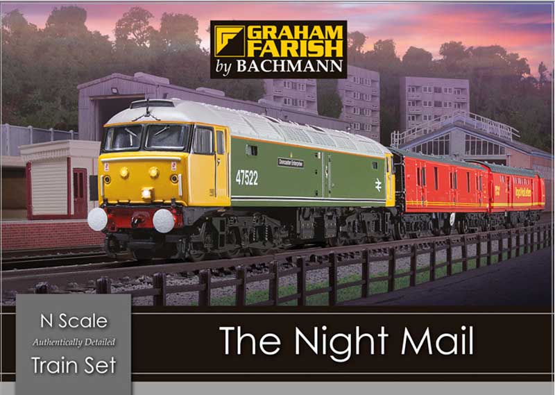 Graham Farish N The Night Mail Train Set 370130