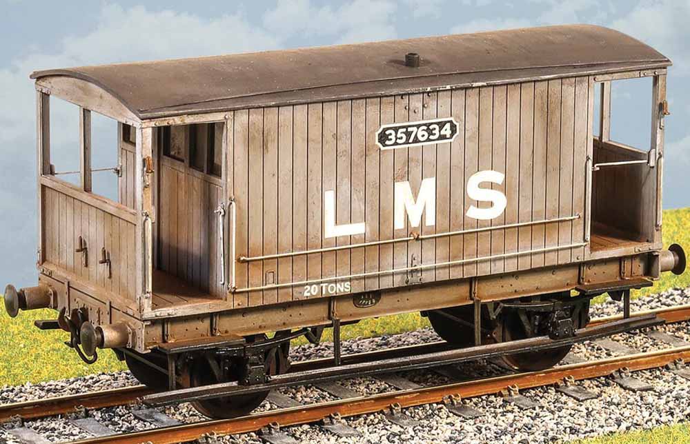 Parkside Kits O Gauge LMS MR Design 20T Brake Van PS111