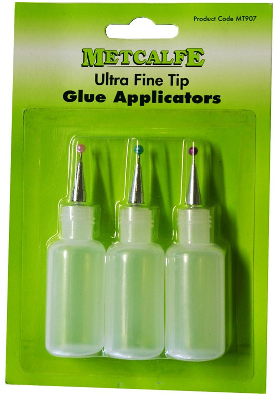 Metcalfe Ultra Fine Tip Glue Applicator Pack of 3 MT907