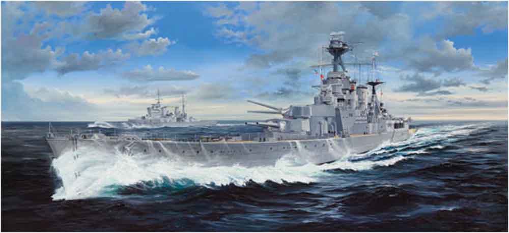 Trumpeter 1 200 Hms Hood Rn Battlecruiser Kit 03710