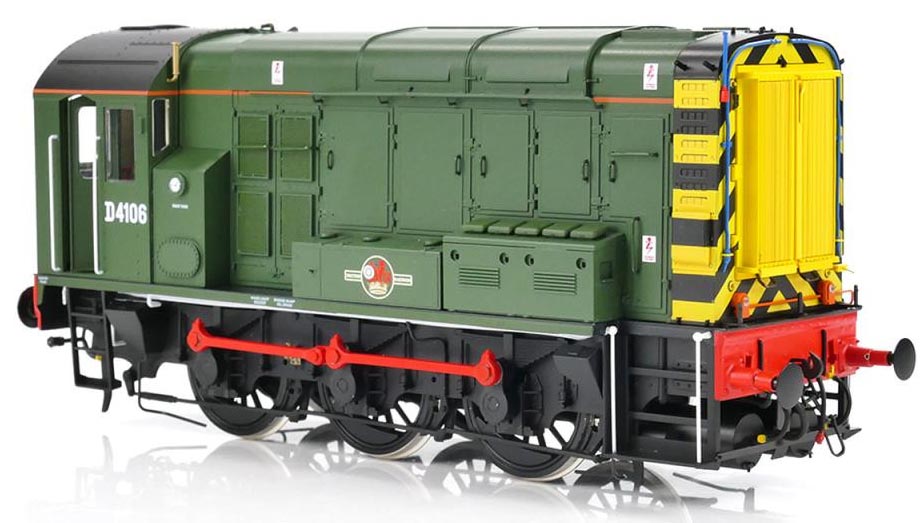 Dapol O Gauge BR D4106 Class 09 Shunter BR Green Late Crest as ...