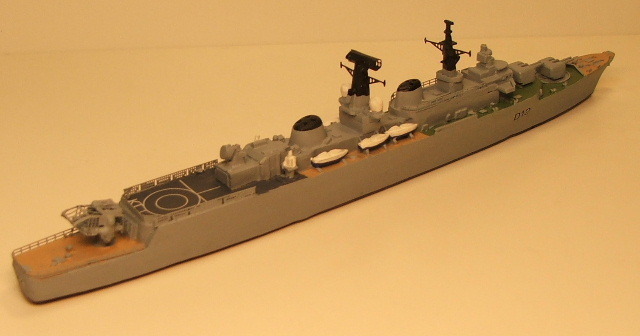 Mt Miniatures 1700 Rn County Class Destroyer Kit Hms Kent - 