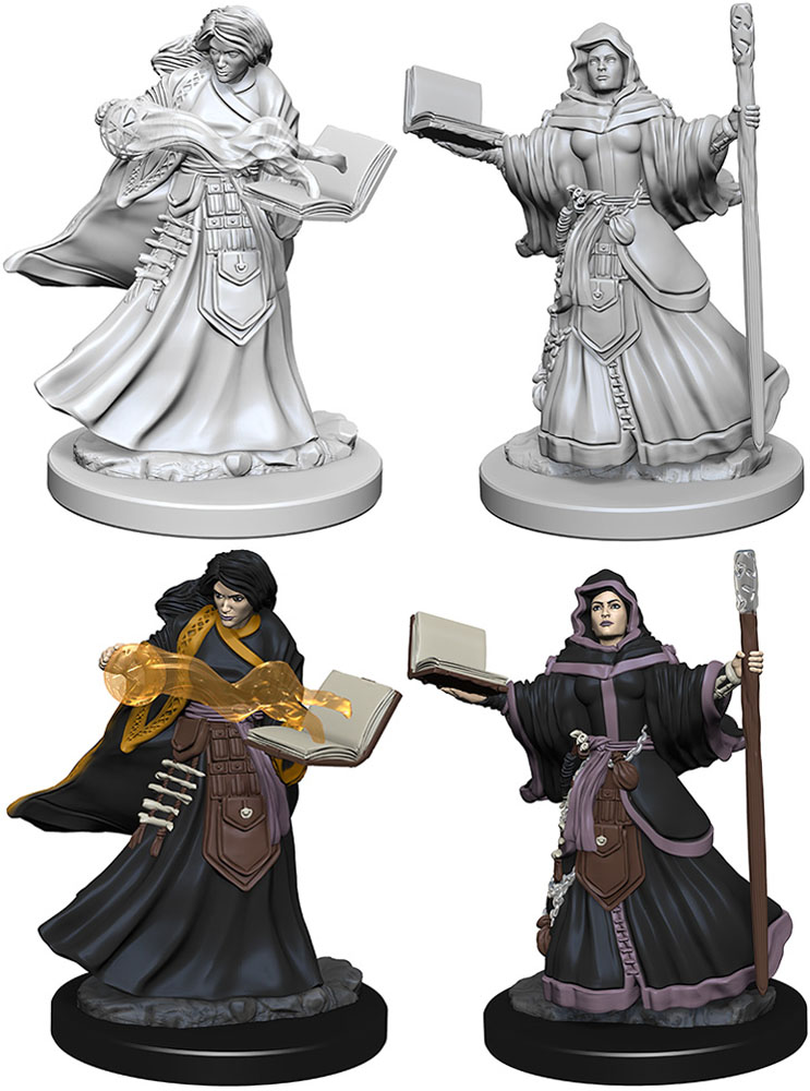 Wizkids Human Female Wizard Dandd Nolzurs Marvelous Unpainted