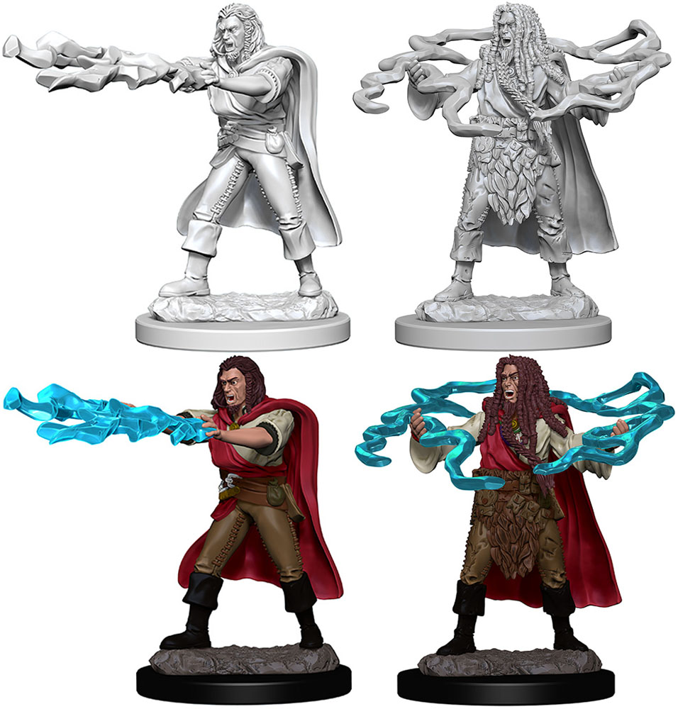 Wizkids Human Male Sorcerer: D&D Nolzur's Marvelous Unpainted 