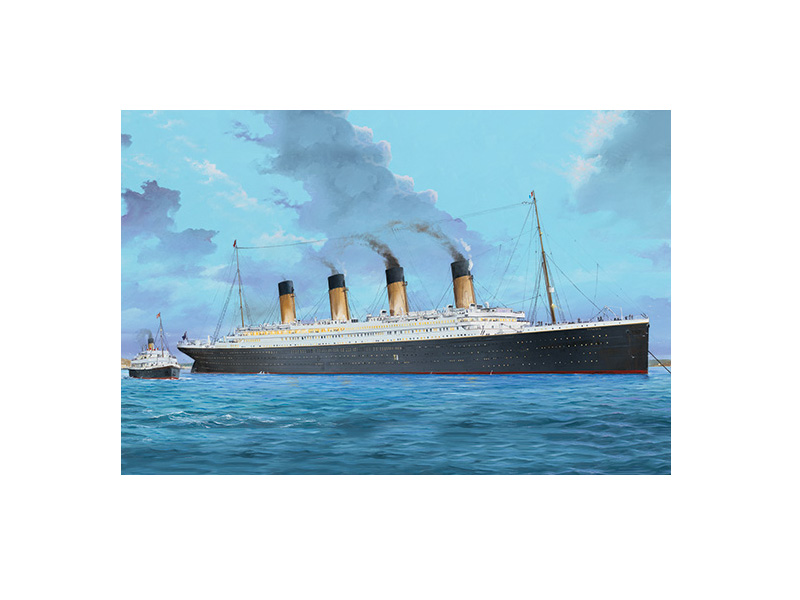 Trumpeter 1200 Rms Titanic Ocean Liner Kit With Lights 03719