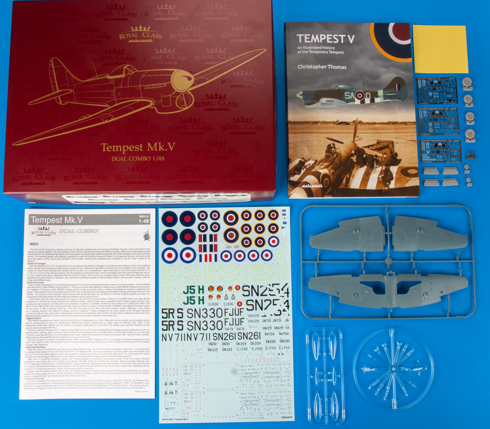 Eduard 1/48 Royal Class Tempest MkV Dual Combo Plastic Kit R0018