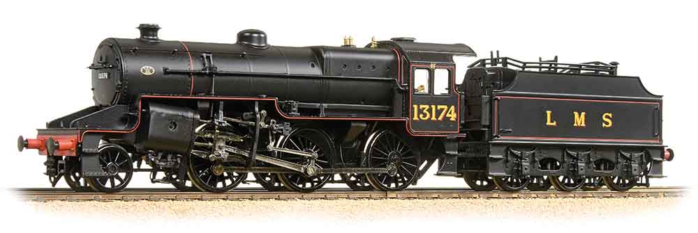 Bachmann LMS Crab 13174 LMS Lined Black OO 32-178A