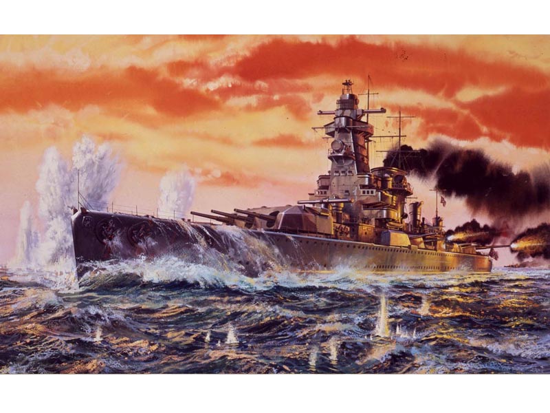 Airfix 1/600 Admiral Graf Spee German Pocket Battleship WW2 A04211V