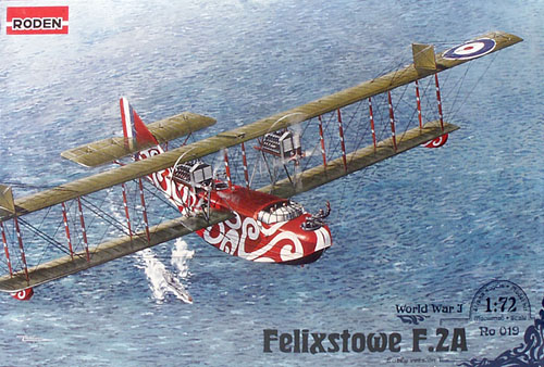 Roden Felixstowe F2A British WWI Long Range Flying Boat 1/72 019