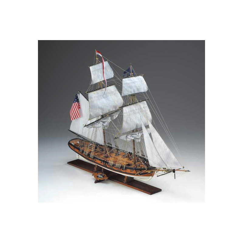 Corel 1/85 Eagle American Brigantine 1812 Wooden Boat Kit SM61